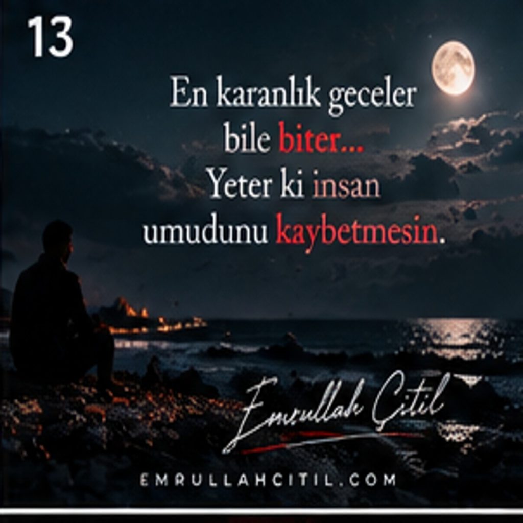 Emrullah Çitil imzalı özgün söz görseli 13